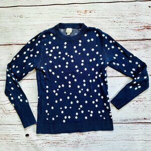 A New Day black and white polka dot sweater top